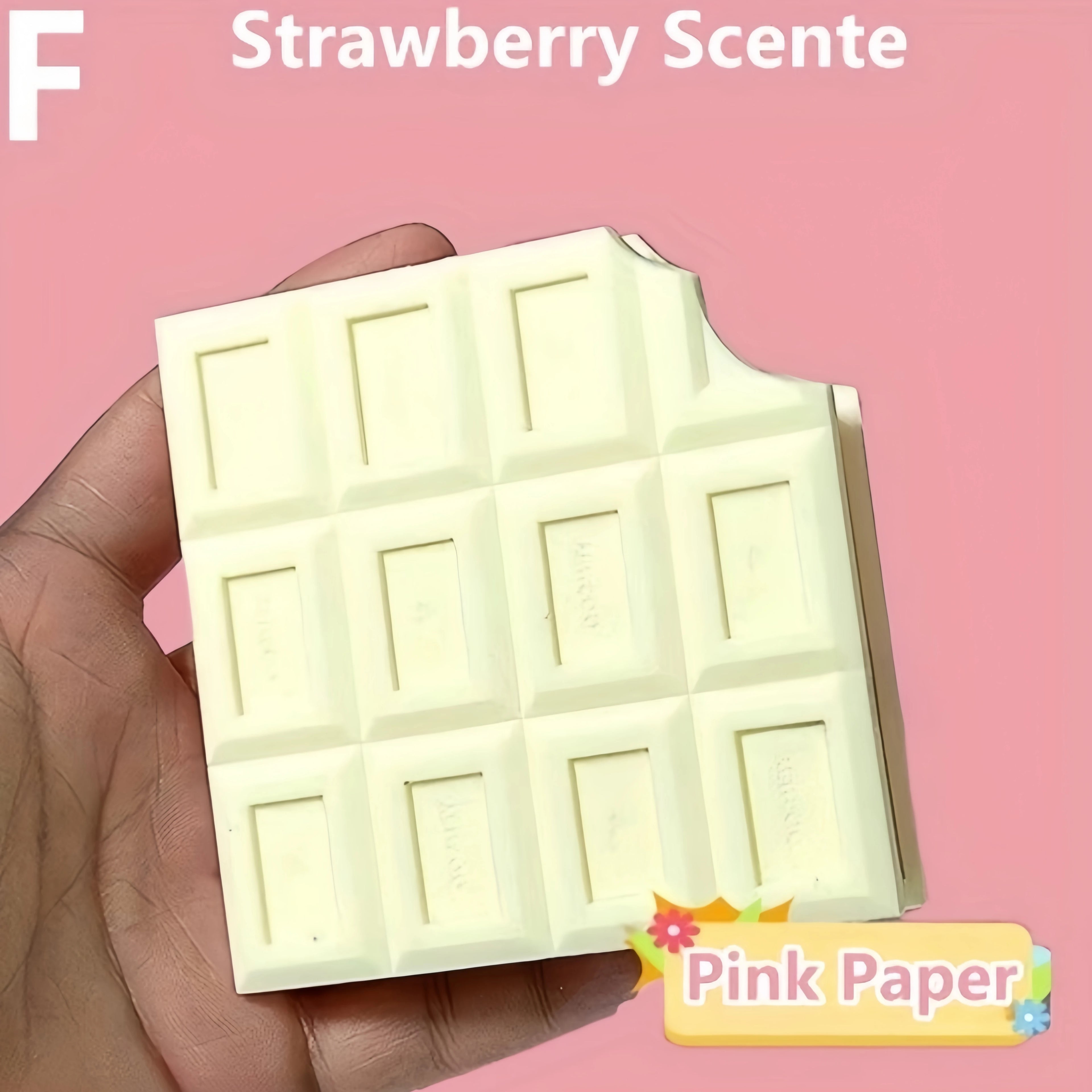 80 Pages/Set Scented Chocolate, Cream & Strawberry Flavored Creative Pocket Notepads, Chocolate&Cookie Shaped, Tear-off Memo Pad