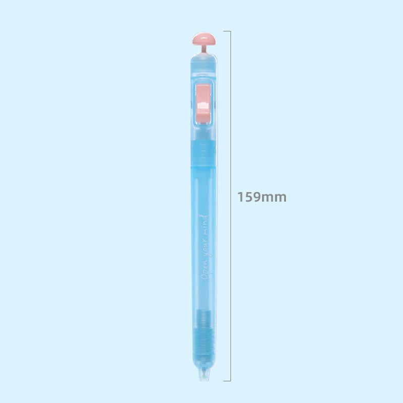 ♥Relax Switch Pen For Exam Prep Fidget Clicker Gel Pen 0.5mm Smooth Writing, Anti-Anxiety Study Tool For School Students Office