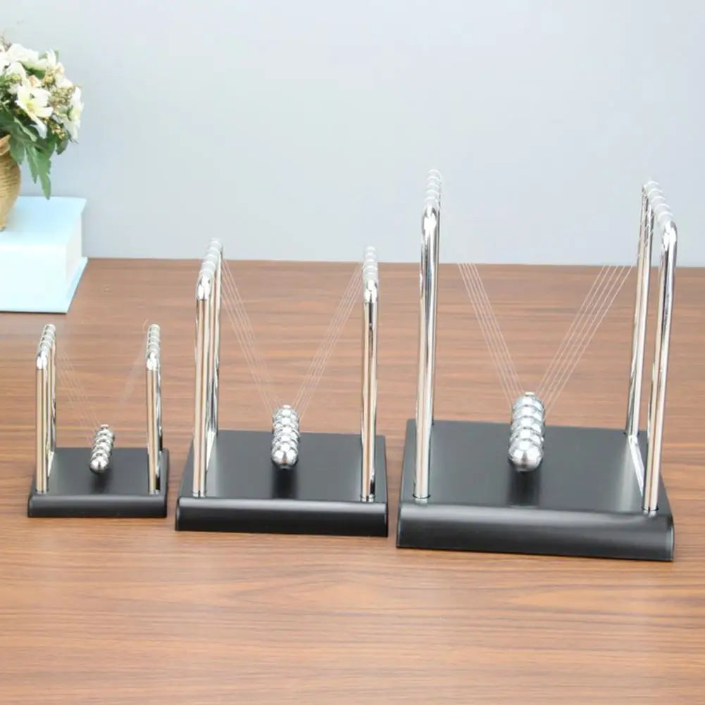 Newton's Cradle Balance Ball Steel Pendulum Motion Toy for Physics Science Education Stress Relief Desk Christmas Home Decor