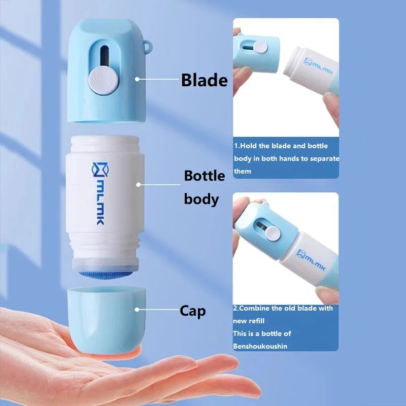 2 in 1 Eraser Labels Packages Courier Opener Mini Letter Envelope Openers Cute Brief Opener Box Cutter KXD01