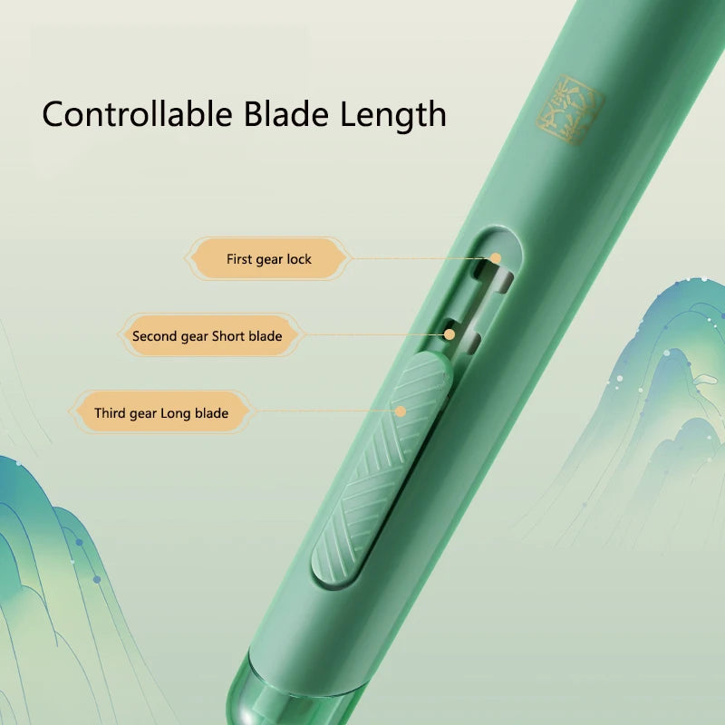 Deli Pocket Pen Cutter Auto-Lock Safety Ceramic Blade, Mini Art Knife Kid's Wallpaper tools for Cut Package/Cardboard/Paper 샤프