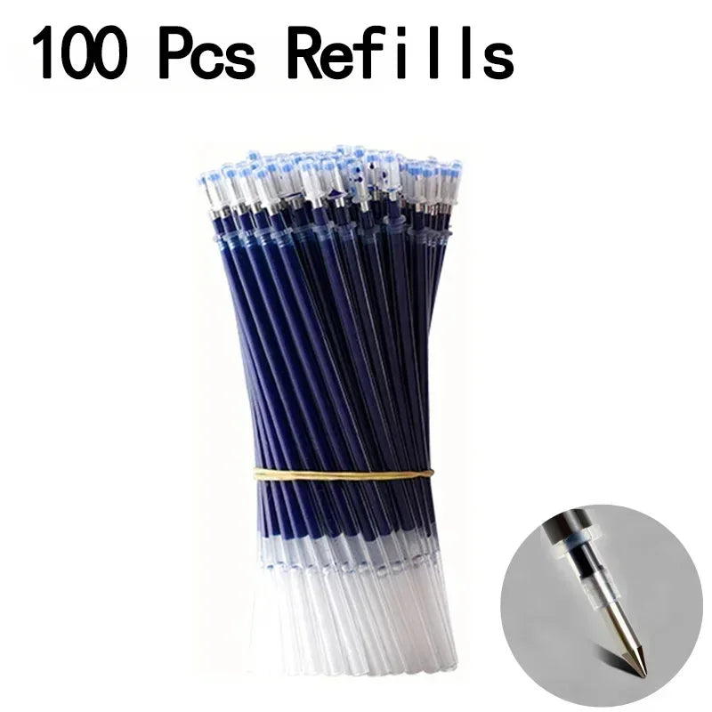 20/50 Pcs Gel pens Set Black Blue Red Refill Gel School & office Supplies Stationery kawaii accessories stationery cute pens
