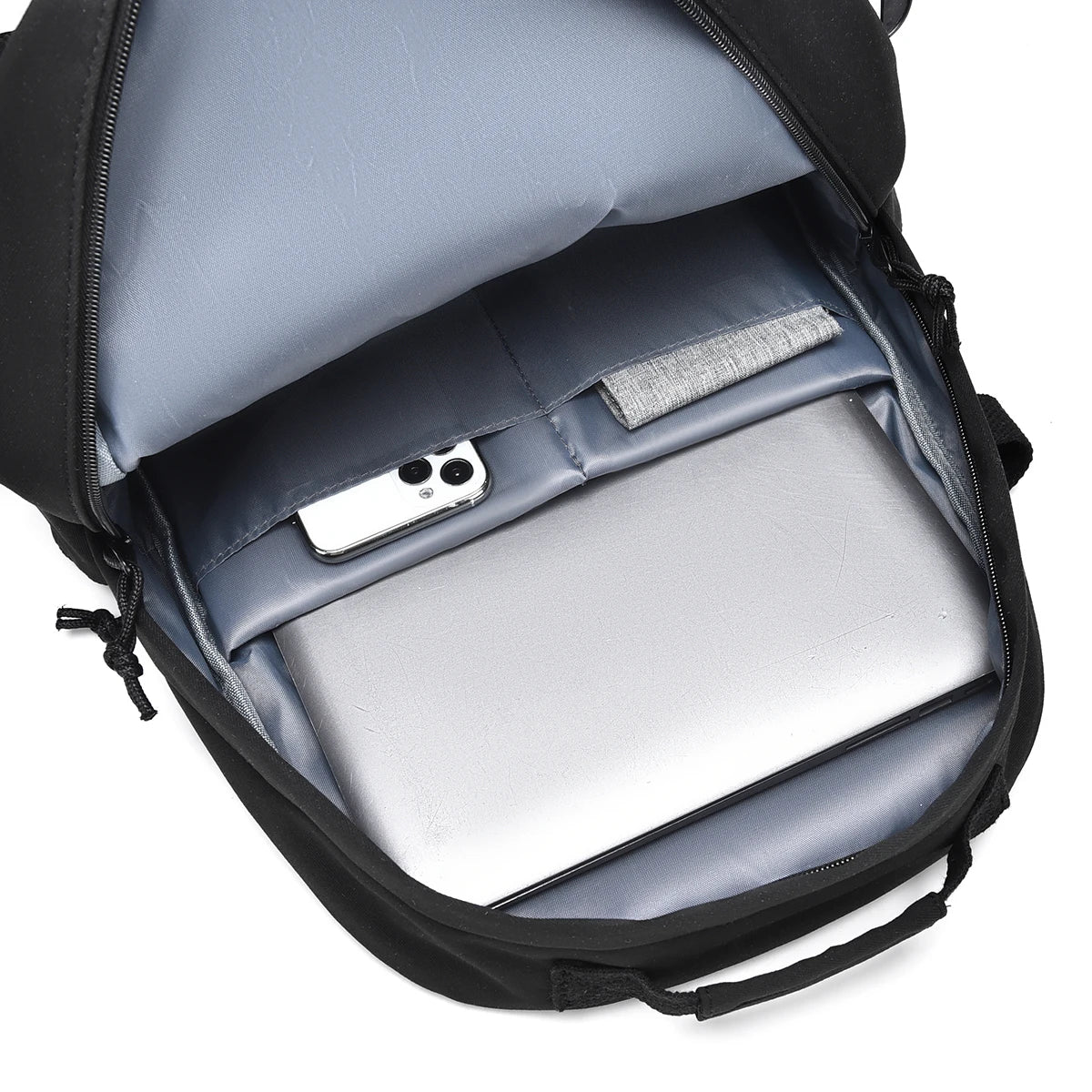 Hot Selling -  Multi Pocket Unisex Backpack, Oxford Material Large Capacity Casual Simple Neutral Style Backpack, Computer Backpack