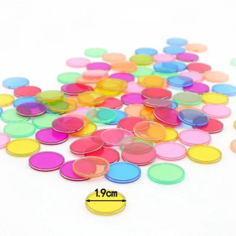 Magnetic Bingo Chips Wand Sensory Toys Montessori CountingColor Sorter Game Science Experiments Kit Educational Toys forChildren