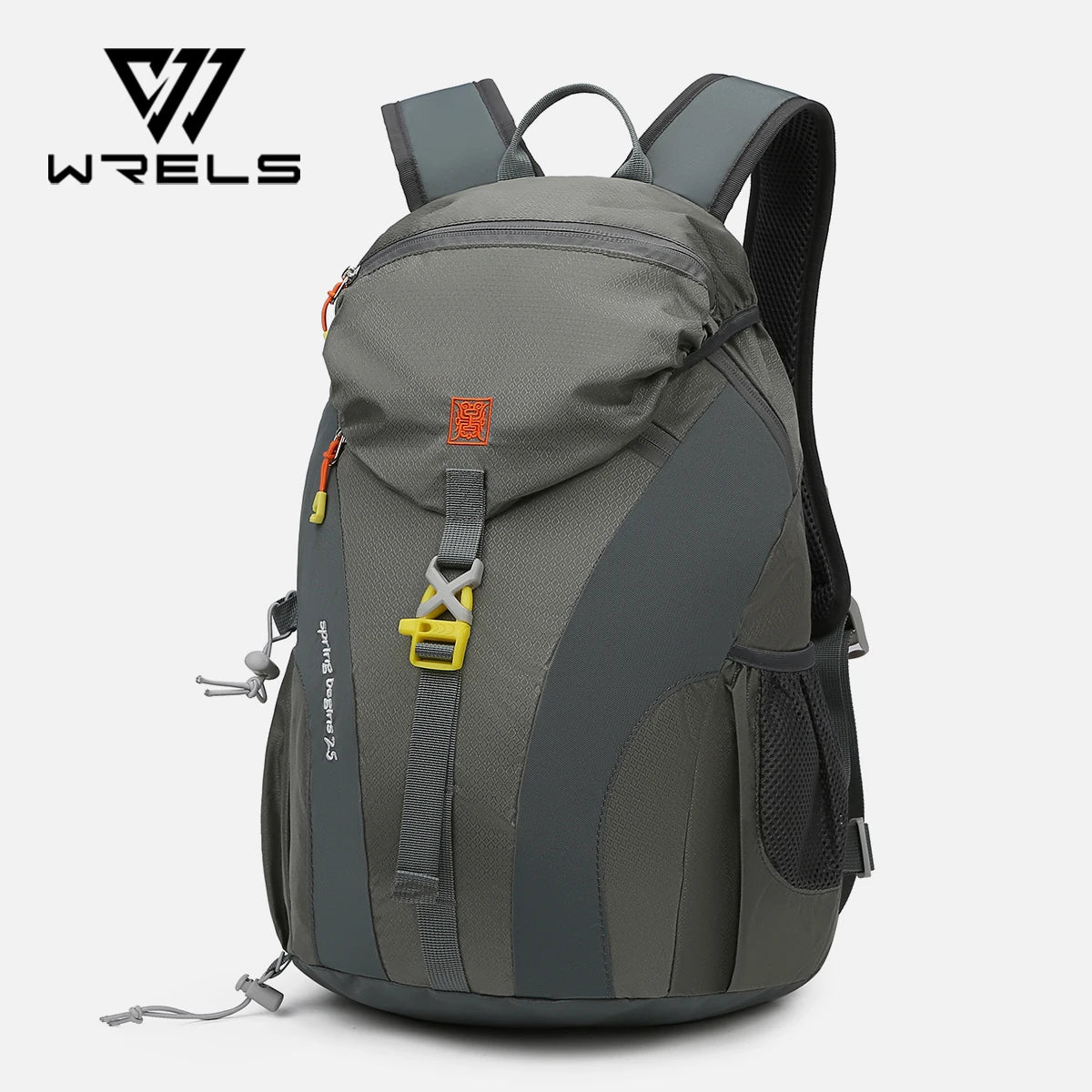 WRELS - Outdoor Mountaineering Backpack Large Capacity Sports Backpack Waterproof Folding Schoolbag Ultra-light Cycling Traveling