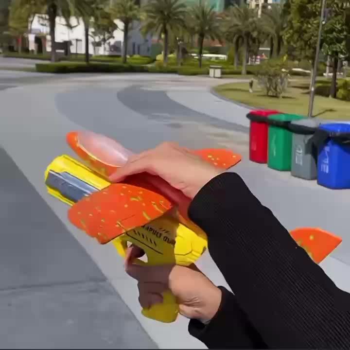 1 Launcher & 3 Airplanes Foam Flying Toy - Soft Foam Airplanes Suitable for Boys & Girls, Indoor/Outdoor Flight System, Birthday/Christmas/Halloween Gift, Launcher & Planes