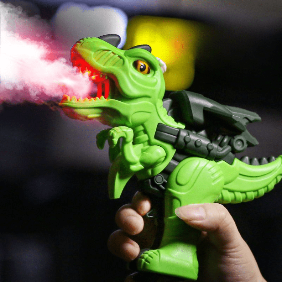 Children's electric handheld dinosaur spray Tyrannosaurus Rex Triceratops mechanical electric dinosaur novel funny toys, Christmas and Halloween gifts for children